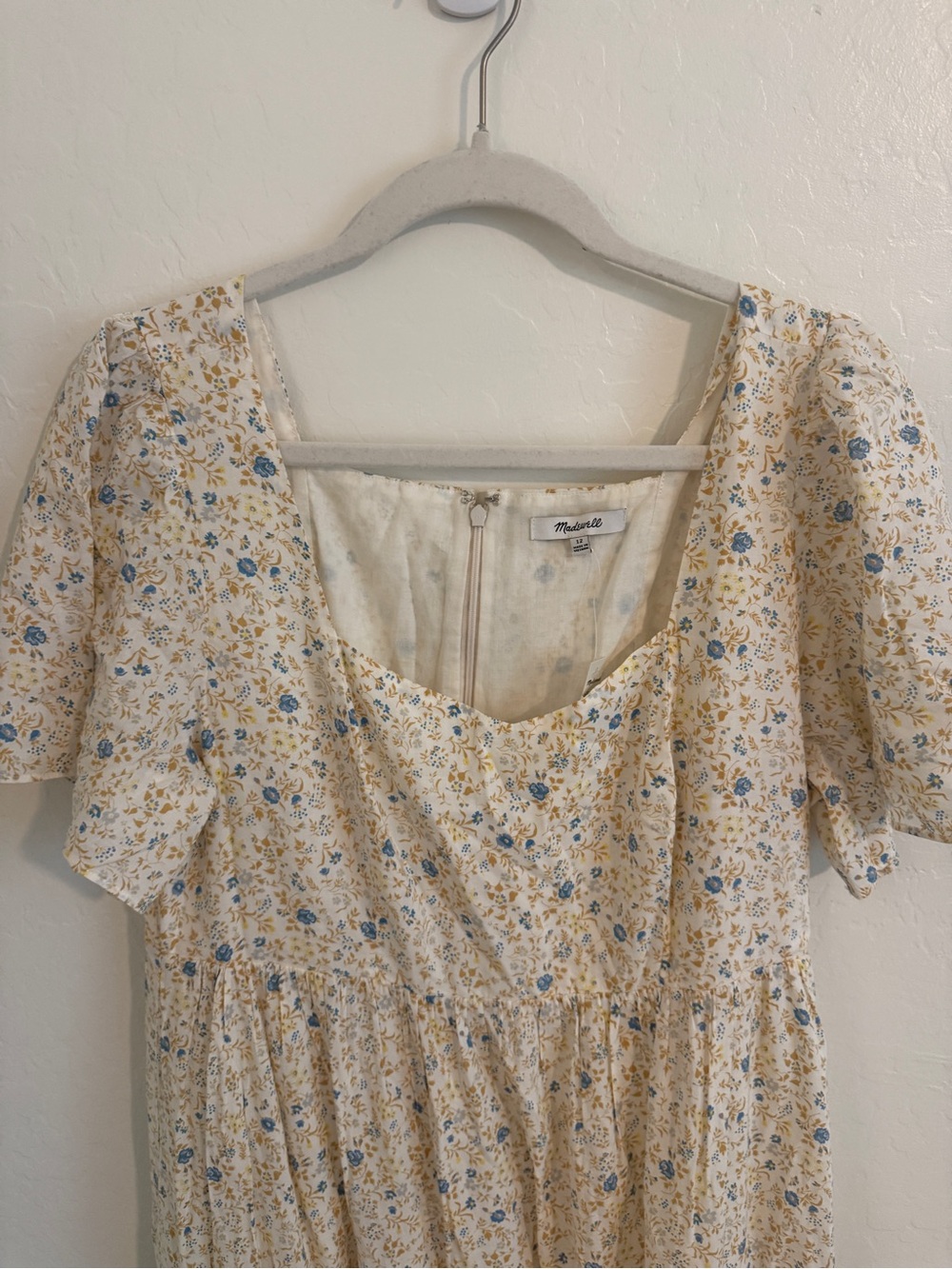NWT Madewell Floral Midi Dress - Picture 3 of 5